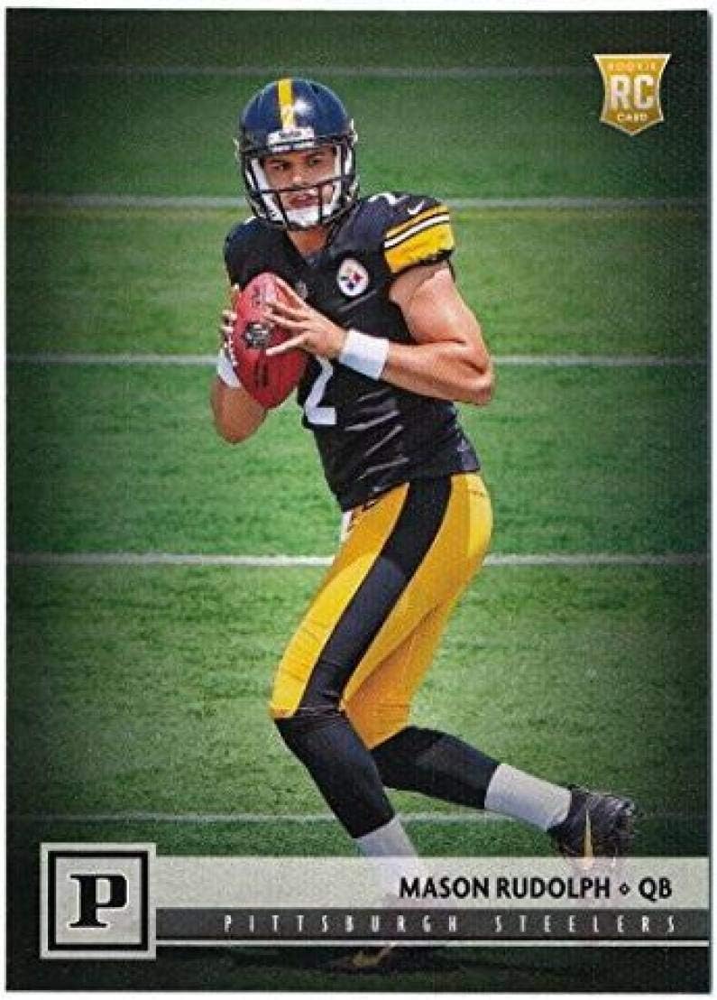 2018 Panini #310 Mason Rudolph Steelers Canvas Rookie NFL Football Card (RC - Rookie Card) (SP - Short Print) NM-MT