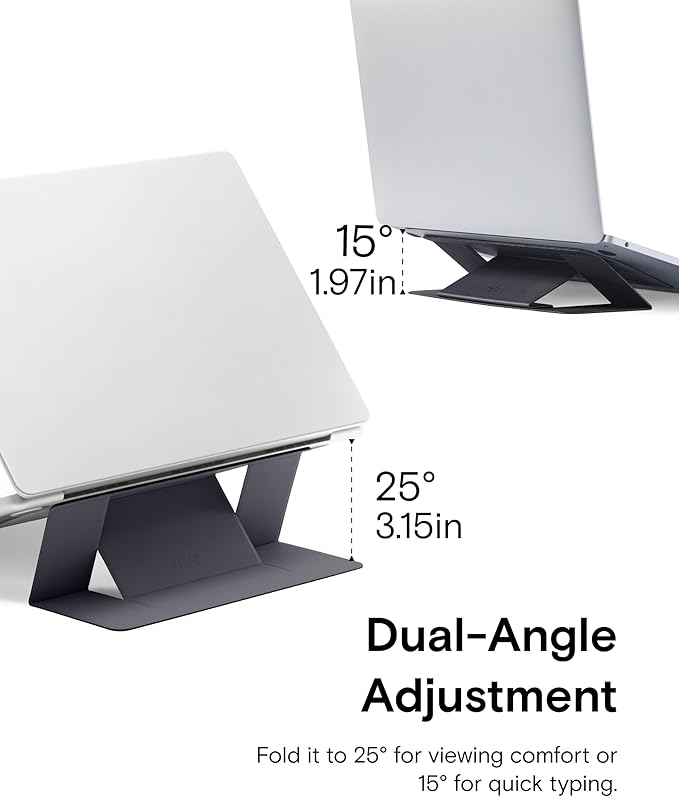 Soporte Adhesivo para Laptop MOFT Negro 11-16 Pulgadas Ajustable miniatura 5