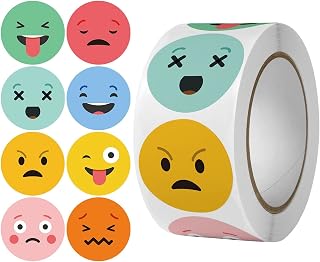كاستويڤ KASTWAVE Smile Face Stickers 1"