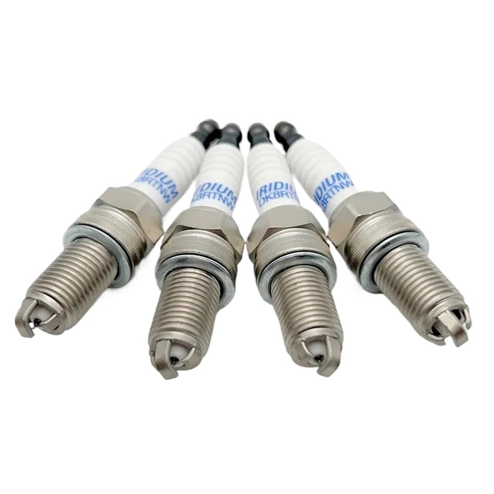 Zündkerzen-Set 4 Stück Iridium-Zündkerzen DK8RTNW / Passend für DCPR8E, DCPR8EIX, IXU24, VXU24, 6546, XU24EPR-U, DCPR8EKC, DCPR8EN, KR8AI, IRIMAC8