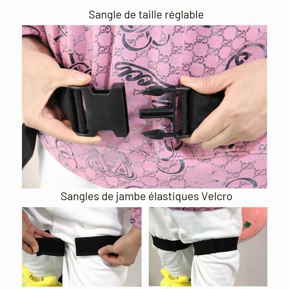 Coussin de protection en forme de tortue - En forme de tortue - Protection des hanches et des fesses - Rembourré en peluche - Pour le ski, le patinage à glace et le snowboard