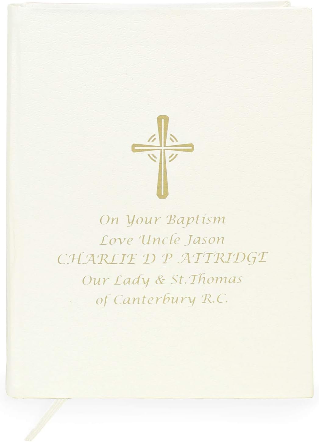 Personalised Gold Companion Holy Bible Baby Christening Gift - Personalised - Bible - Baby & Kids Gifts