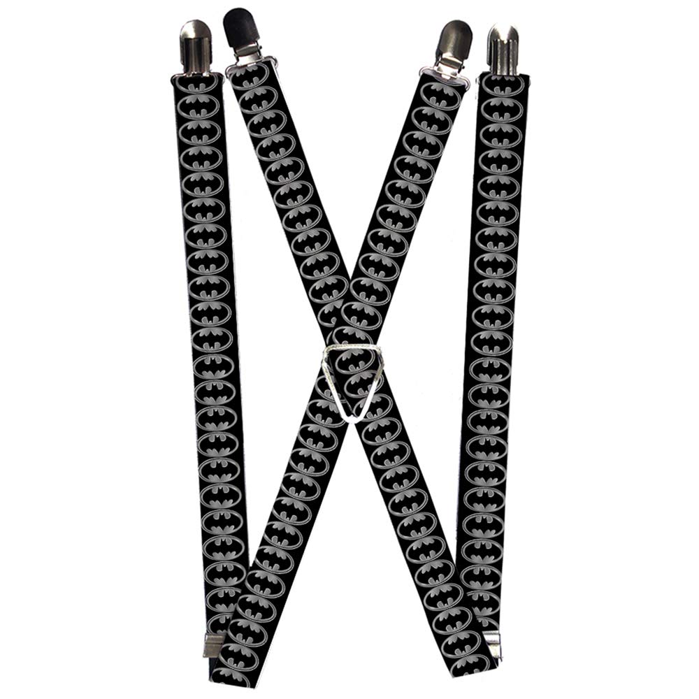 Buckle-Down Men's Suspender-Batman, Multicolor, One Size