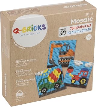 Mosaic Set Building Machines/Cardboard Box 3 pcs