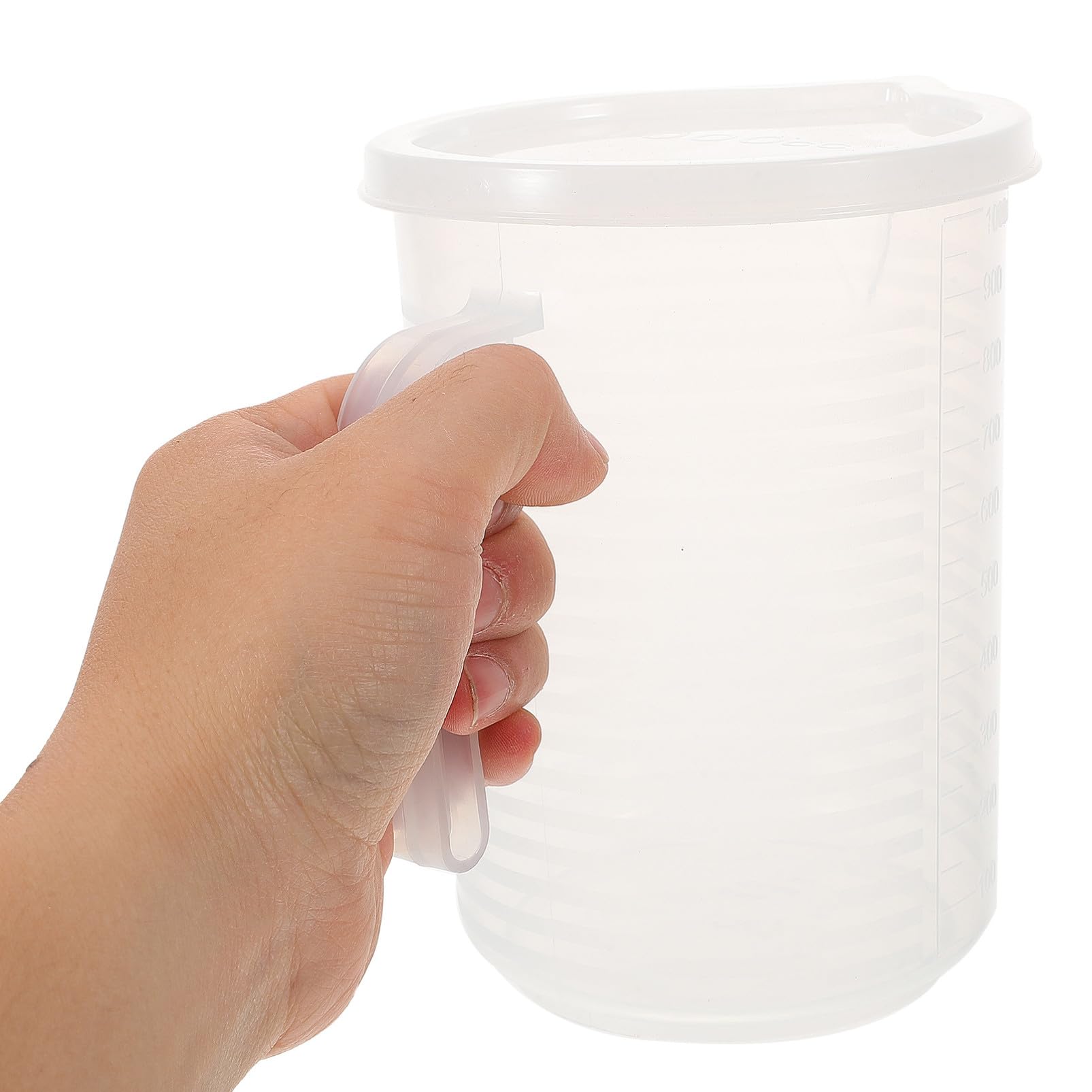 PRETYZOOM 4 Pezzi Di Robusta Brocca Graduata Portatile Con Coperchio Per Bilancia Da Caffè E Tazza Da Caffè