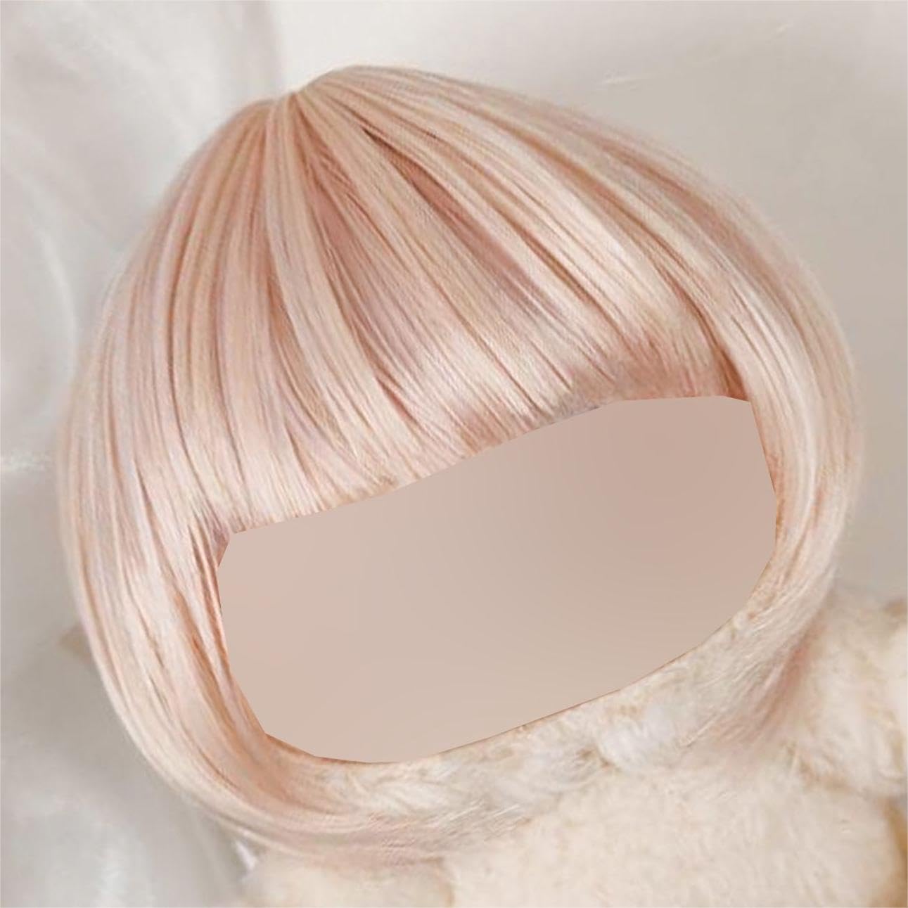 SwiftServ Doll Hair (No Dolls), Fit for 17cm (6.7 inch) Height Figures, or 1/3 BJD Figure with Head Circumference Around 22-24cm (9 inch), Accessories