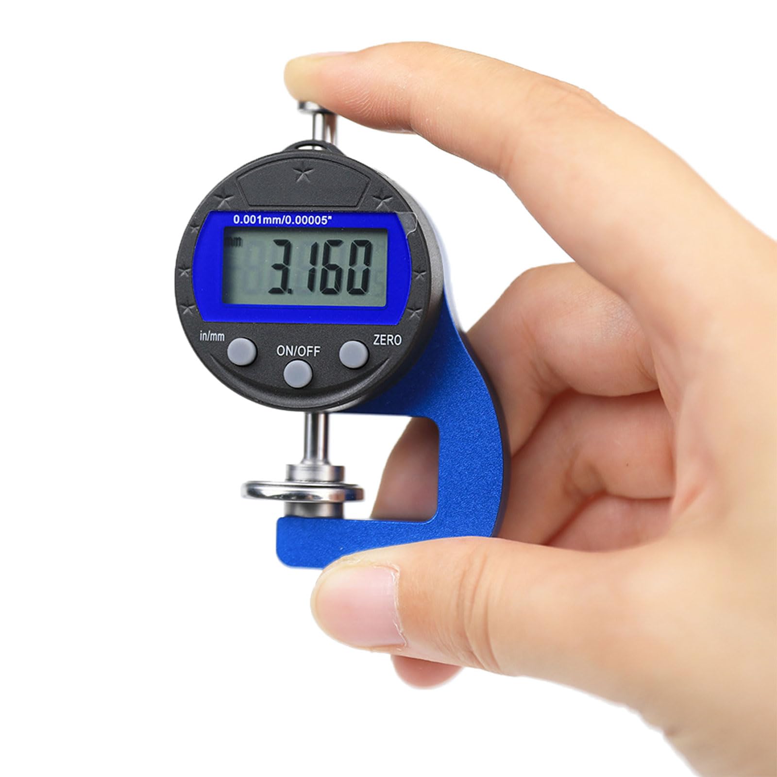 Professional Leathers Thickness Gauges Versatile Tool 0-10mm Easy To Use For Measuring Jewelry Leathers & More