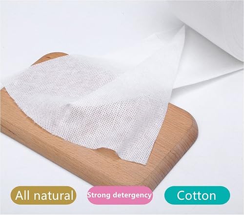 XICHEN Toalla facial de 10.58 oz para lavar la cara, almohadillas de algodón cosmético, artículos para el hogar, limpieza, húmedo y seco (un rollo)