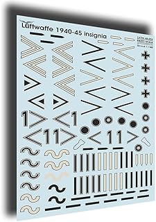 Print Scale 48-254 1/48 Luftwaffe 1940-45 Insignia. Winkel. Part 3
