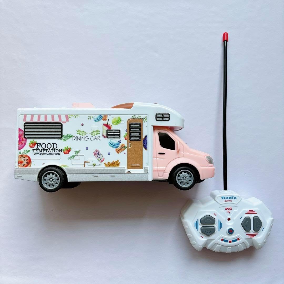 ラジコンカー 女の子 オフロード 車 おもちゃ キッチンカー ピンク プレゼント