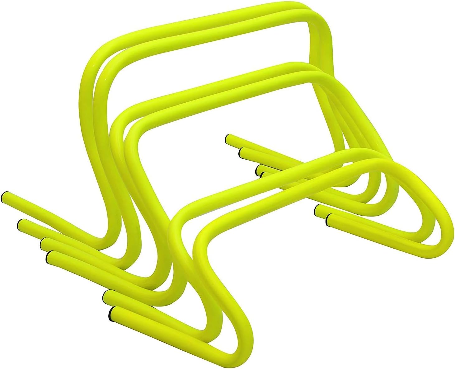 HAMIS Hurdles, Hurdles for Training, Hurdles for Athletics, 6" Agility Sports Training Hurdle for Training, Jumping, Drills, Soccer Football,Gym Fitness (Pack 5)