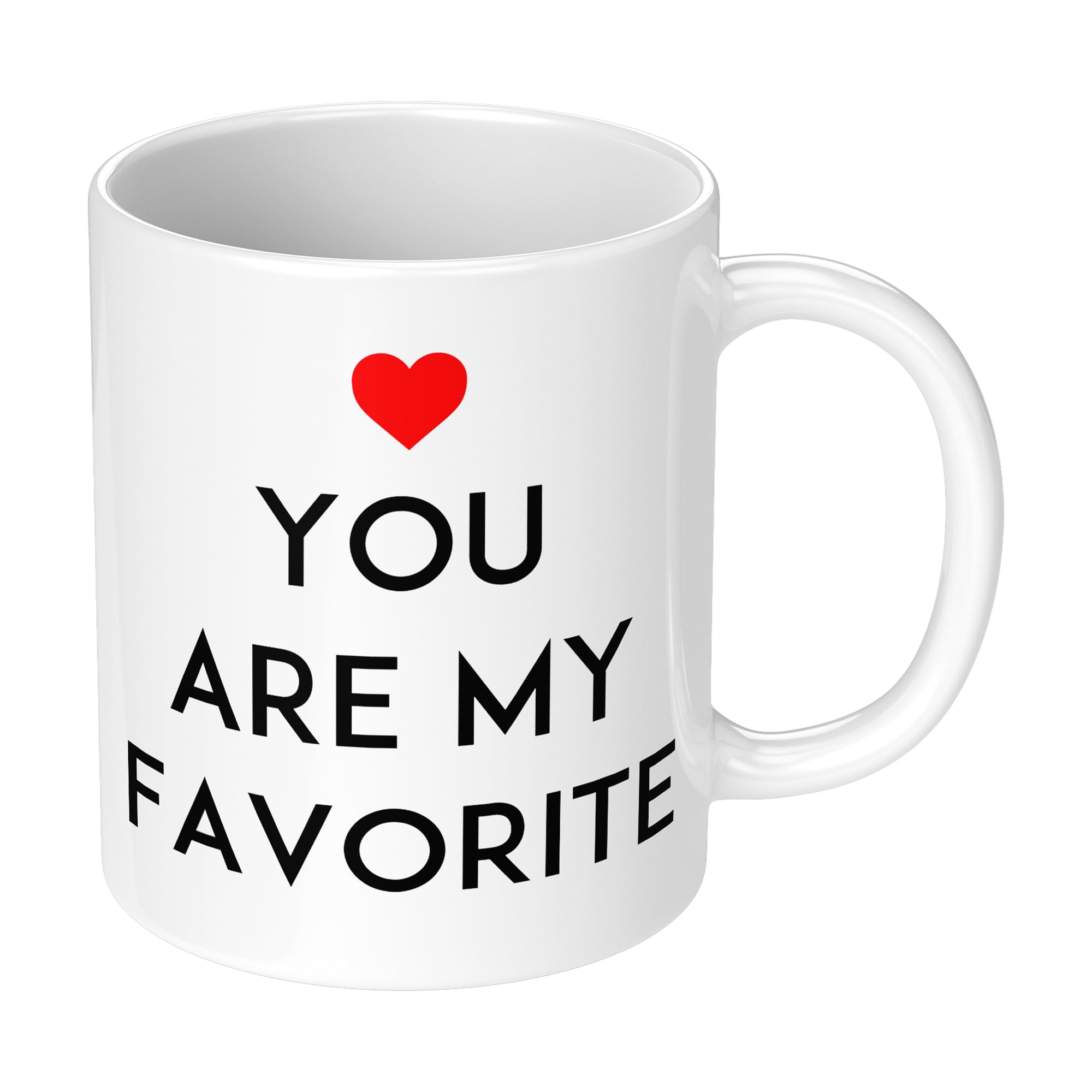 Girls White You Are My Favorite Mug Quote Chrsitmas Mug For Valentine's Day Gifts For Him Her