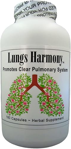 Armonía pulmonar - Soporte serio para una respiración clara. Descongestionante pulmonar y desintoxicación para despejar las vías respiratorias