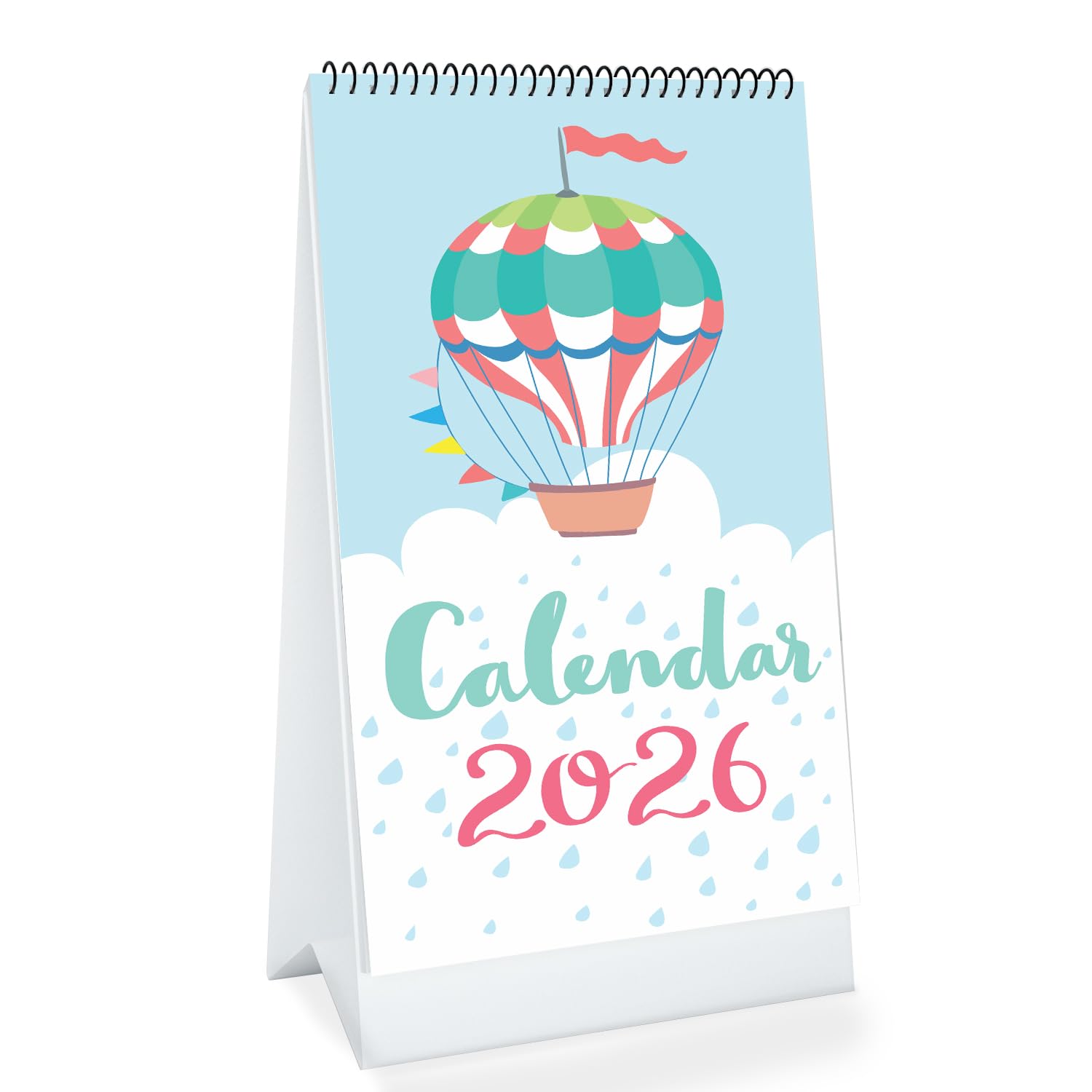 PAPER PLANE DESIGN 2025 Monthly Calendar Desk/Table Calendar (Balloon, 4x8 inch)-image-6