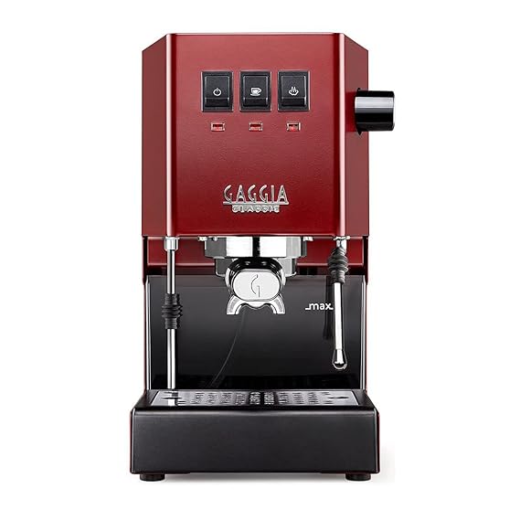 Buy Gaggia Classic Pro Commercial Espresso Machine RED (SemiAutomatic