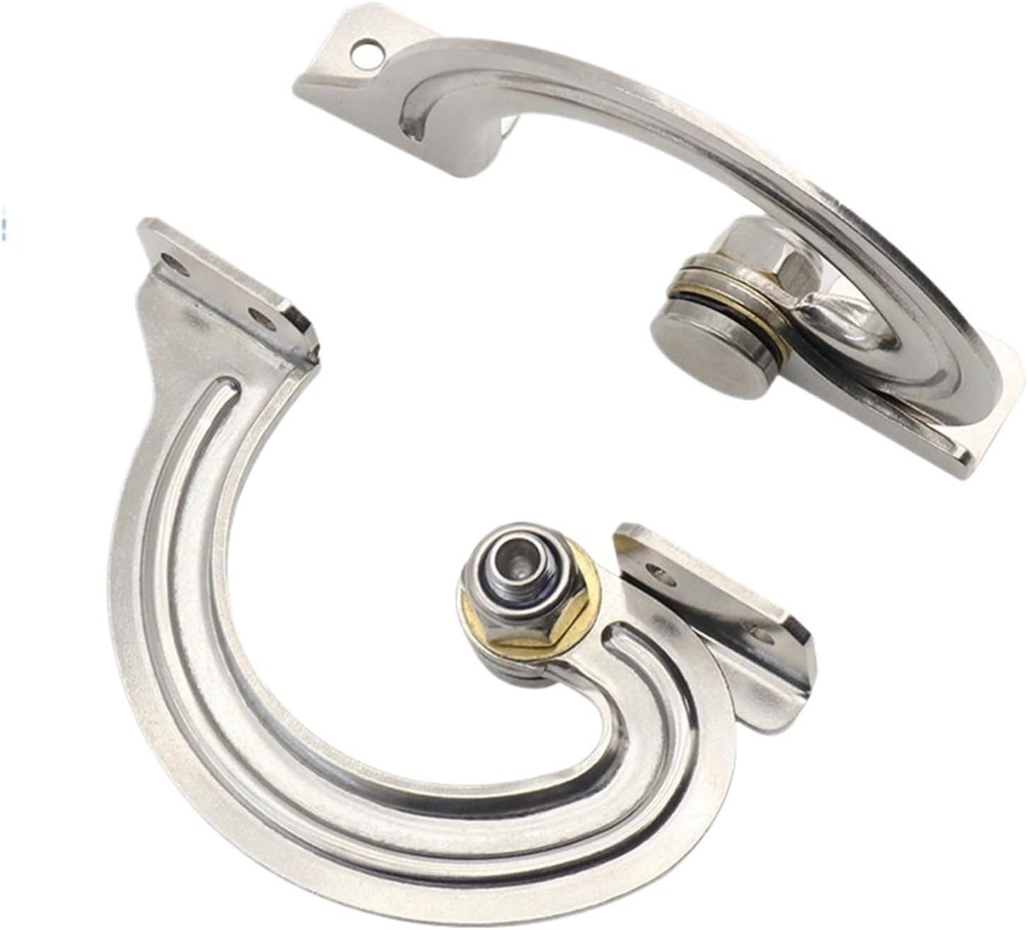 Machinery Equipment Positionable Internal Brake Type Hinge I-Shaped Torque Hardware Accessories 1Pcs(304 SS-4.5N.m-L)