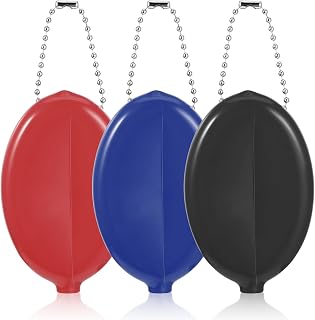 3 Pieces Squeeze Coin Purse Plastic Coin Purse 2 X 3 Inches Small Change Purses for Coins Oval Squeeze Holders with Chain Colorful with Chain for Men Women