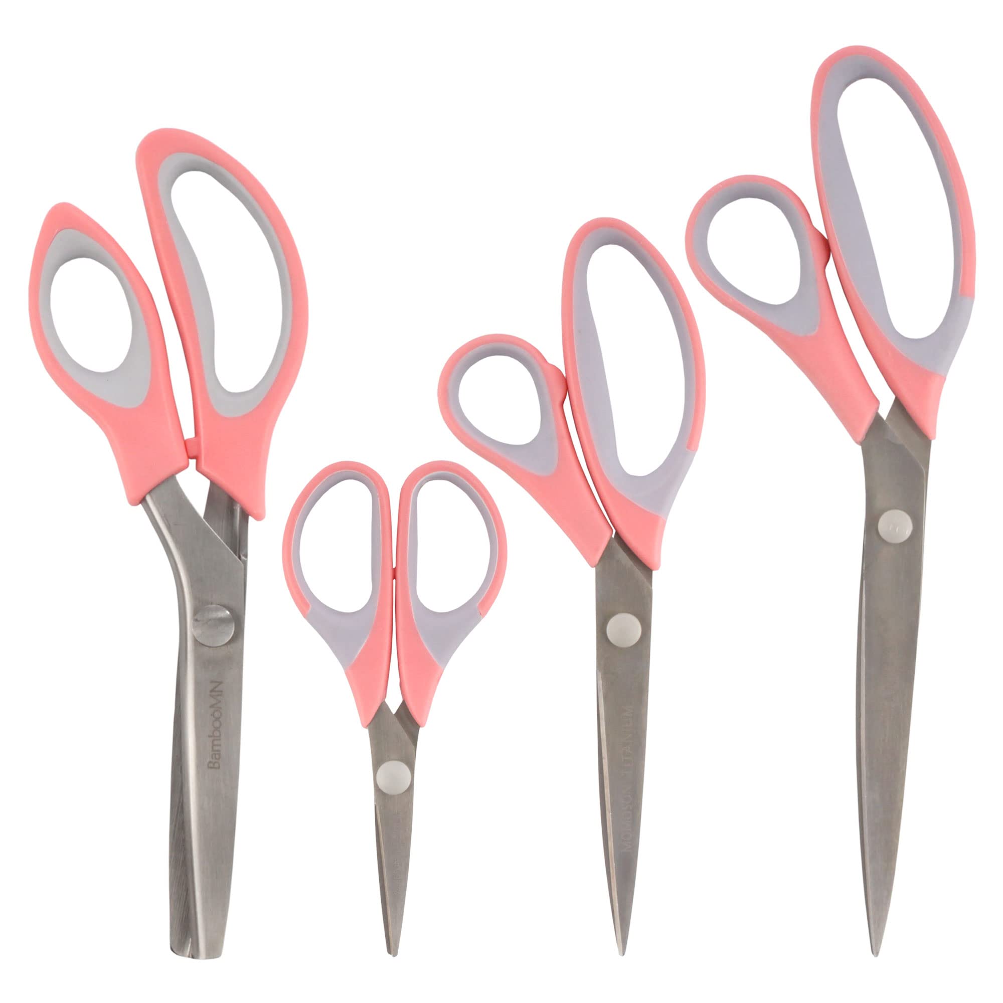 Amazon.com: JubileeYarn Titanium Softgrip Scissors Set - Pinking