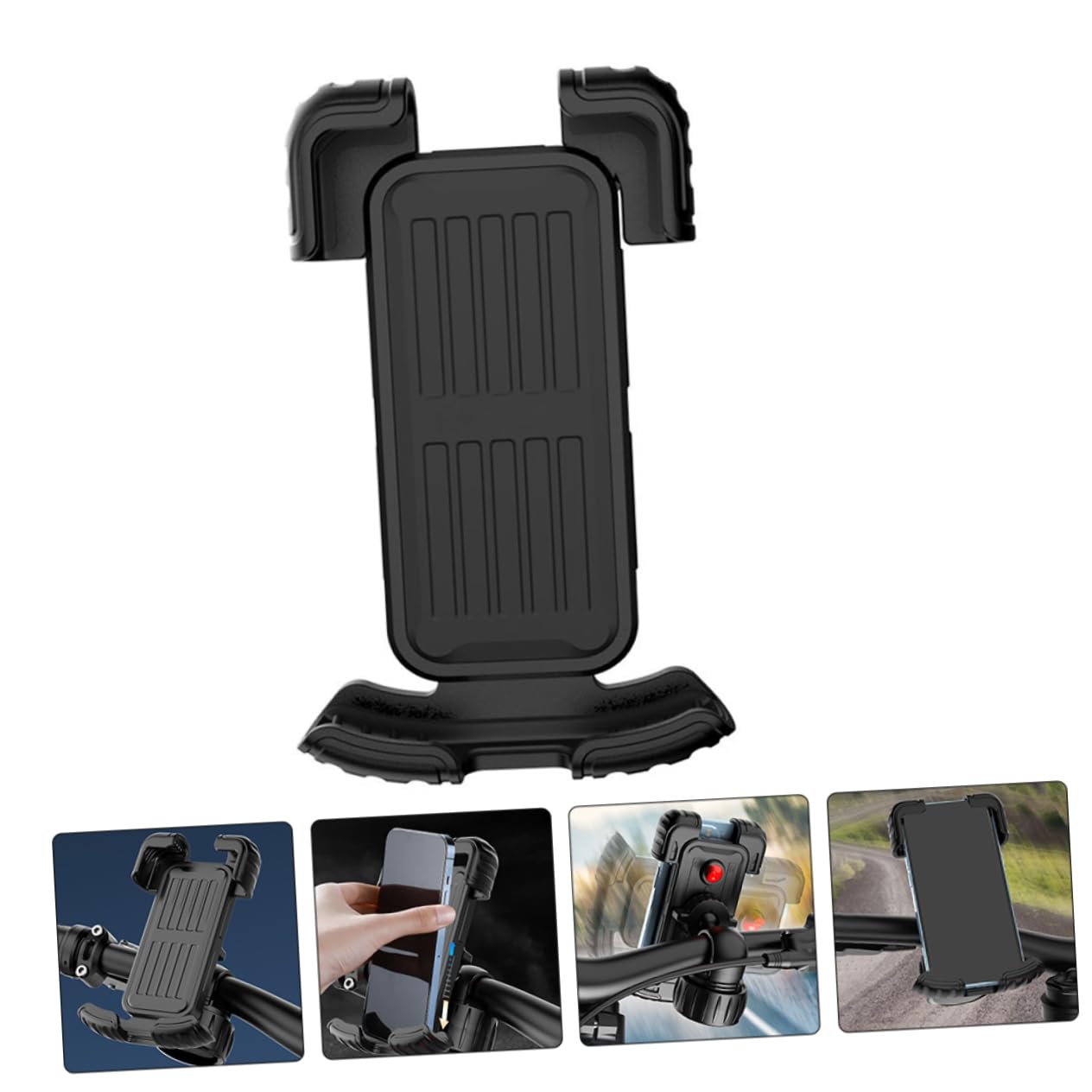 jojofuny 4pièces Support De Téléphone pour Vélo Monture Antivibrations Compatible avec Smartphones Installation Facile Guidon pour Cyclisme Et Électrique
