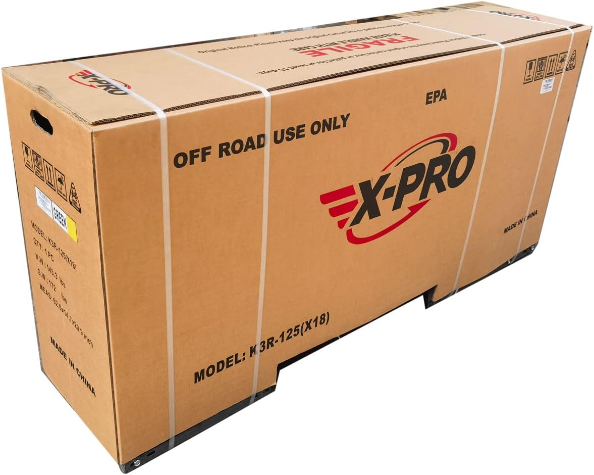 X-PRO Sail 125cc Zongshen Brand Engine Dirt Bike with 4-speed Manual Transmission! Kick Start, Big 17"/14" Tires! (Green)