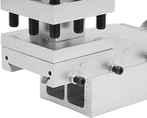 Miniatura 8 de Herramienta de abrazadera de poste Vice, aleación de aluminio Mg a prueba de óxido, soporte de torno de fácil instalación, soporte de torno de