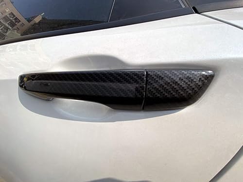 Miniatura 10 de GZXinWei Manija de la puerta del coche cubierta ABS decoración exterior accesorios estilo negro para Honda 10 generación Civic 2016 2017 2018 2019