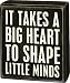 Primitives by Kathy Box Sign, 4 x 4.5, Big Heart