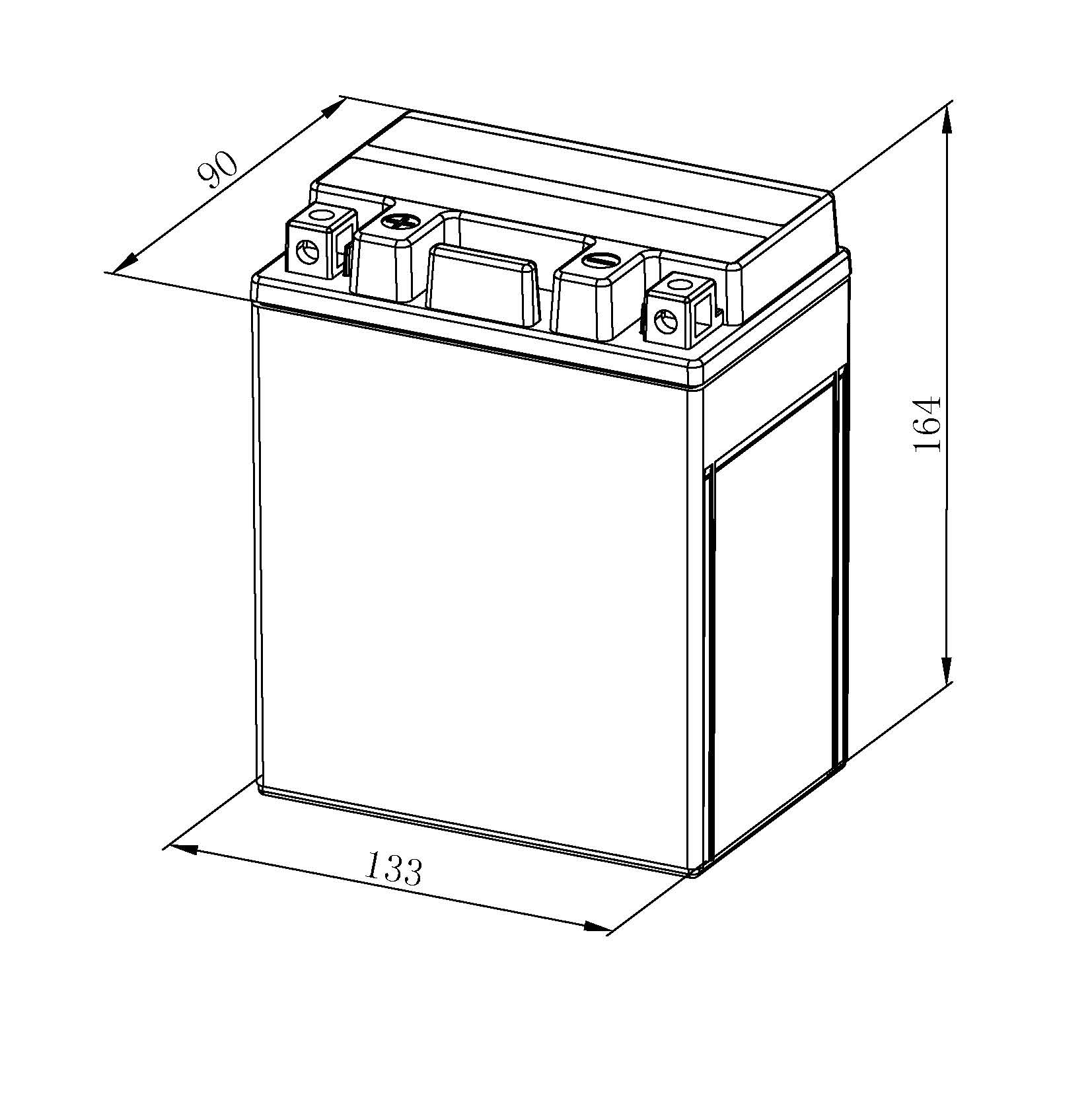 Bosch FA125 - Batería para Motocicletas AGM - 12V 210A 12Ah - Adecuada para motocicletas, motos de enduro, scooters, quads, motos de agua - Compatible M4F35, M4F37, BTX14AH-BS, BB14-A2, BB14-B2