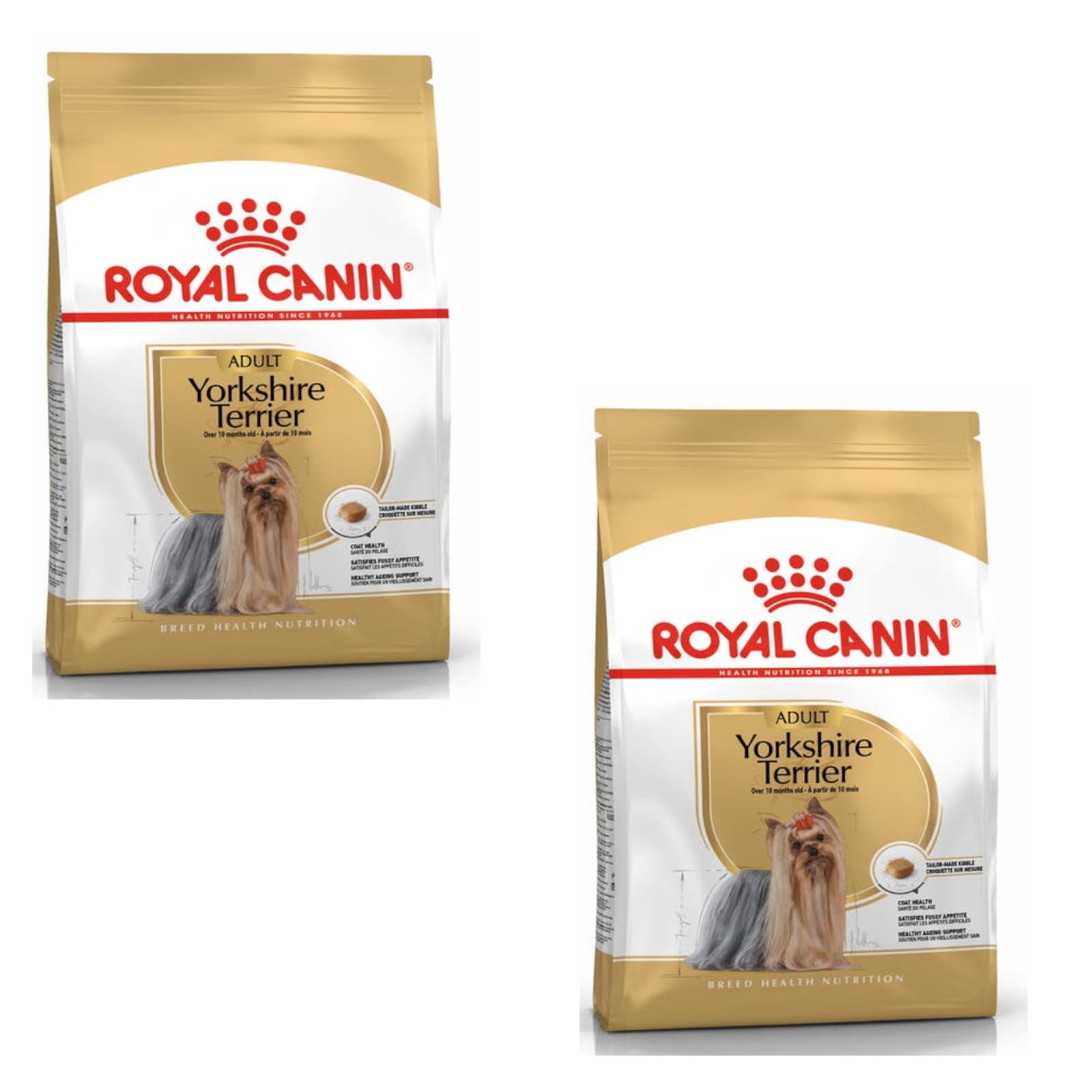 ROYAL CANIN Yorkshire Terrier Adult | Doppelpack | 2 x 500 g | Trockenfutter für ausgewachsene Yorkshire Terrier | Ab dem 10. Monat | Zur Unterstützung des gesunden Alterns
