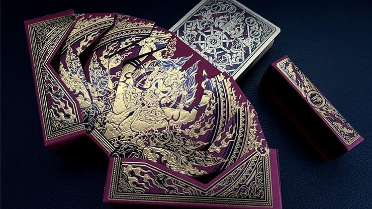Karty do gry Asura Deluxe (czerwony)