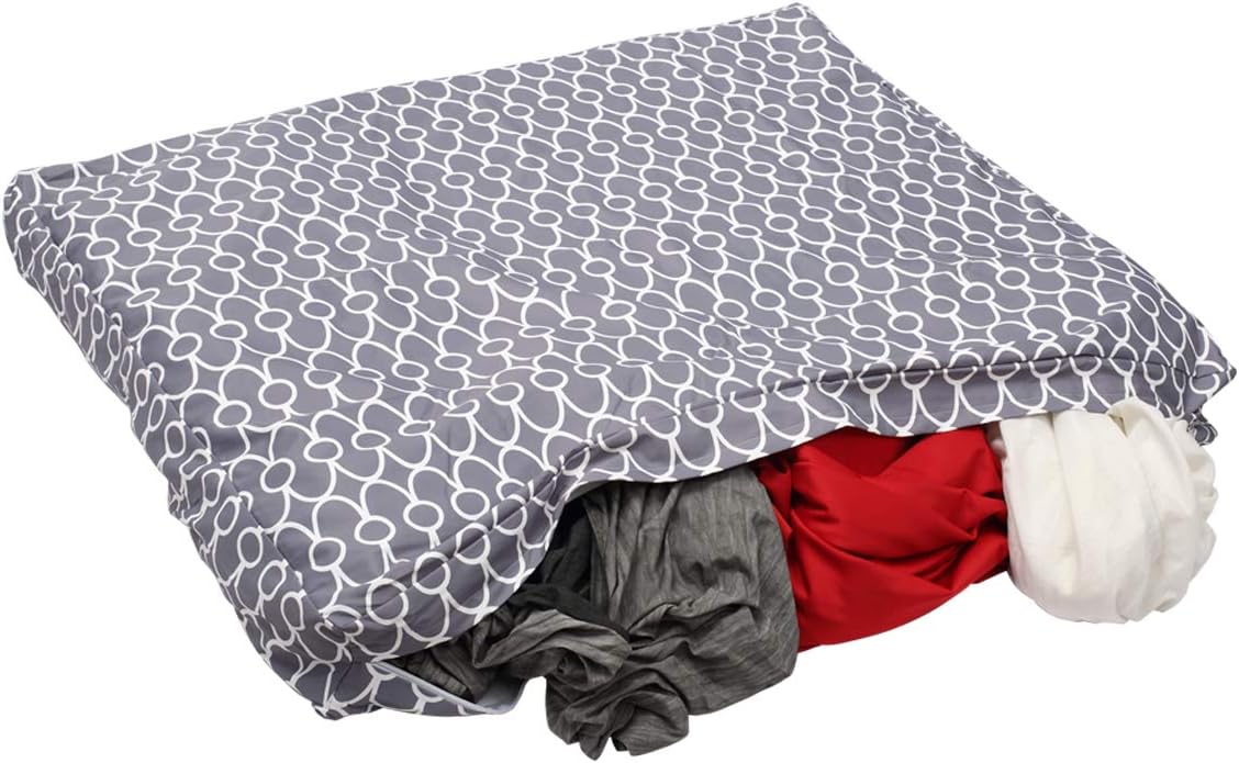 Morezi DIY Do It Yourself Pet Pillow Cover: Water Resistant Dog Bed Liner, Washable, Waterproof Liner Internal Case in Medium or Large for Dog and Cat - Cover only - Gray Grain - M : Pet Supplies