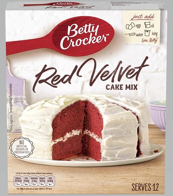 Betty C Red Velvet Cake Mix Amazon.co.uk Grocery