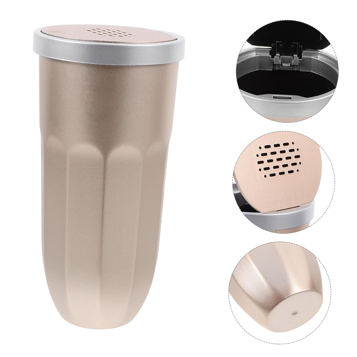 Luxshiny Trash Can for Car Auto Garbage Bin Car Trashcan Automotive Garbage Can Dustbin