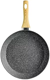 Nonstick Frying Pan Skillet, Granite Non Stick Pans, Omelette Pan with Heat-Resistant Handle, Compatible with All Stovetops (9.5 inch)
