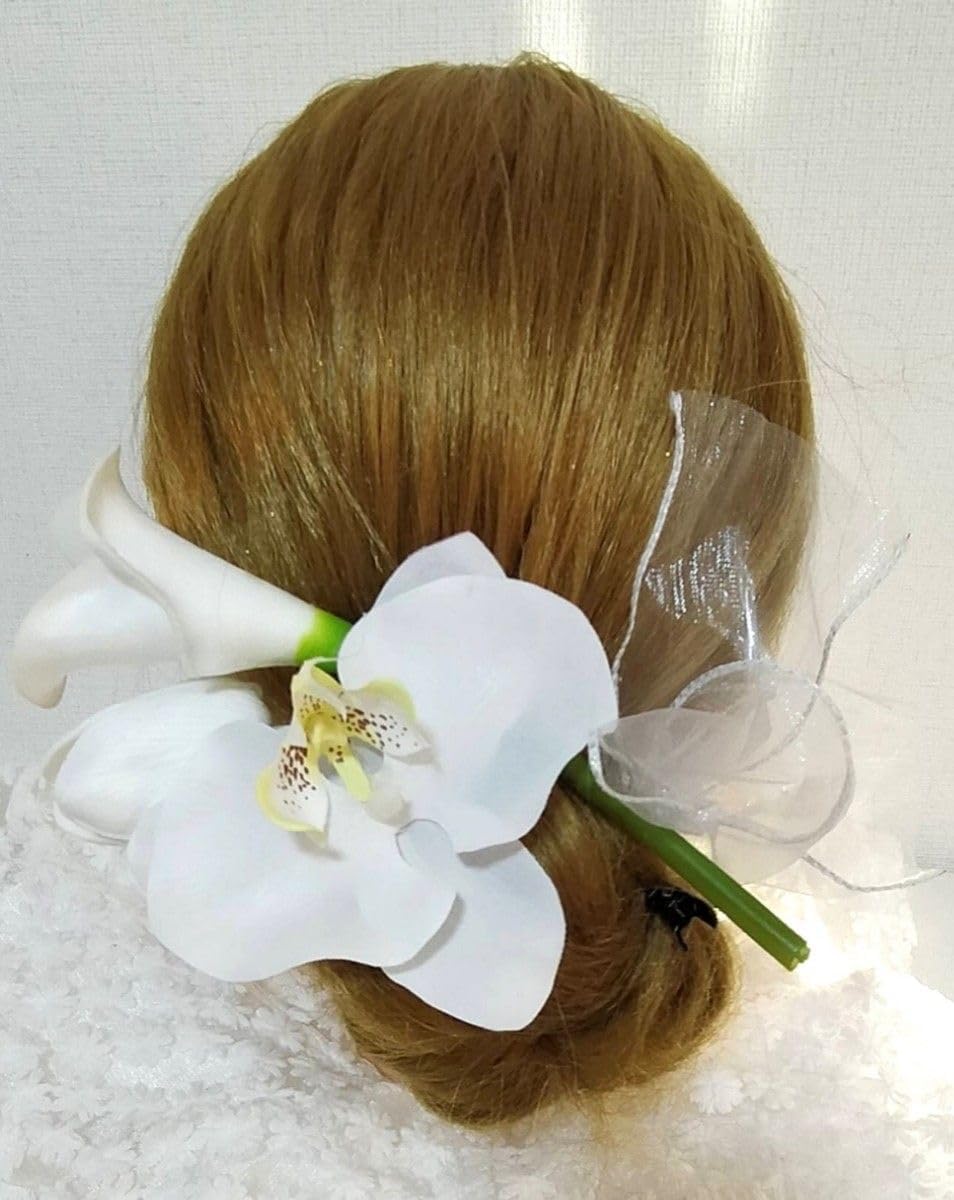 ○ブーケ＊ブートニア＊髪飾り3点 セット○ ウェディングブーケ 結婚式