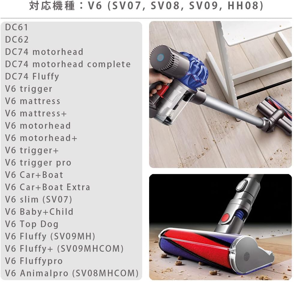 V6 Battery Compatible for Dys0n-Vacuum Cleaner (Battery Only), 3500 mAh, 21.6 V Lithium Battery Converted, Max 38 mins, to replace Dys0n-Vacuum V6 Battery, Works with V6 Vacuum Cleaner (3500 mah)