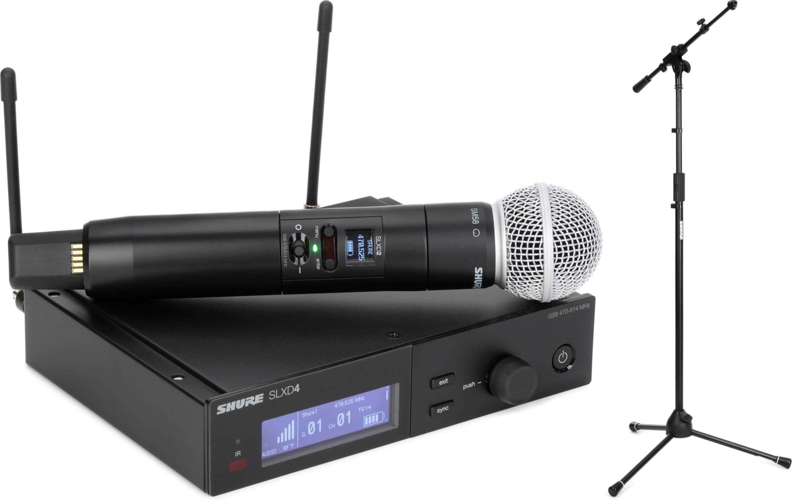 Amazon.com: Shure SLXD24/SM58 Digital Wireless Handheld Microphone