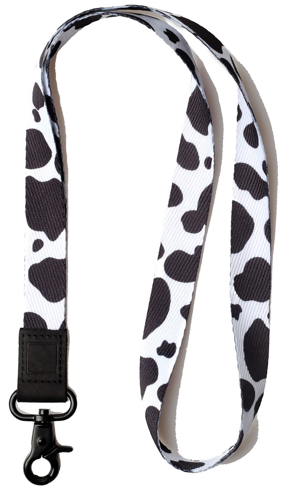 DQL The Pasture Cow Print Neck Lanyard for Keys, ID, and Fobs - key neck strap, neck lanyard for keys, car key lanyard for women lanyards cute keychains for women (Cow)