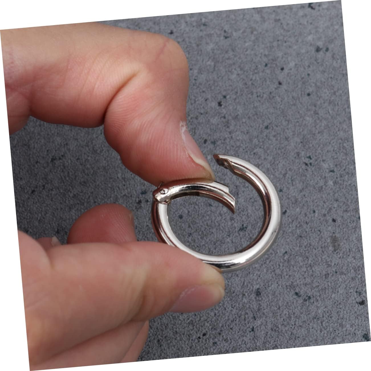 200pcs Zinc Alloy Open Jump Rings Split Key Ring Jewelry Making Findings for Boho Jewelry