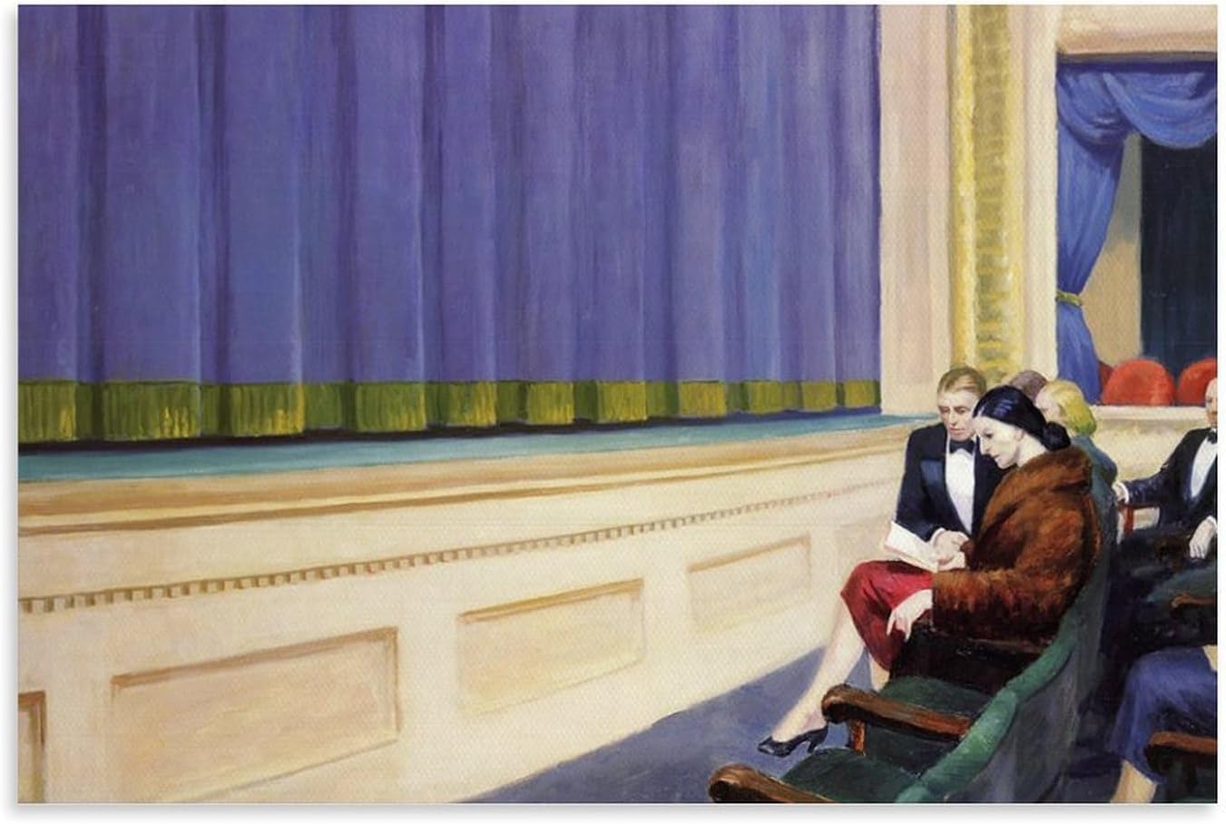 Edward Hopper Affiche Rétro Premier rang Orchestre Émotion Déco Intérieure - 7
