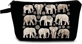 Bolsa de maquillaje de elefante étnico, bonit...