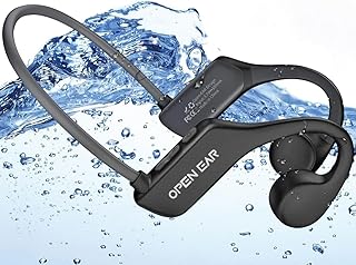 BEARTAIN Casque Conduction Osseuse Natation Écouteur Waterproof Natation À Bluetooth 5.3 Lecteur MP3 Étanche et Micro Inté...
