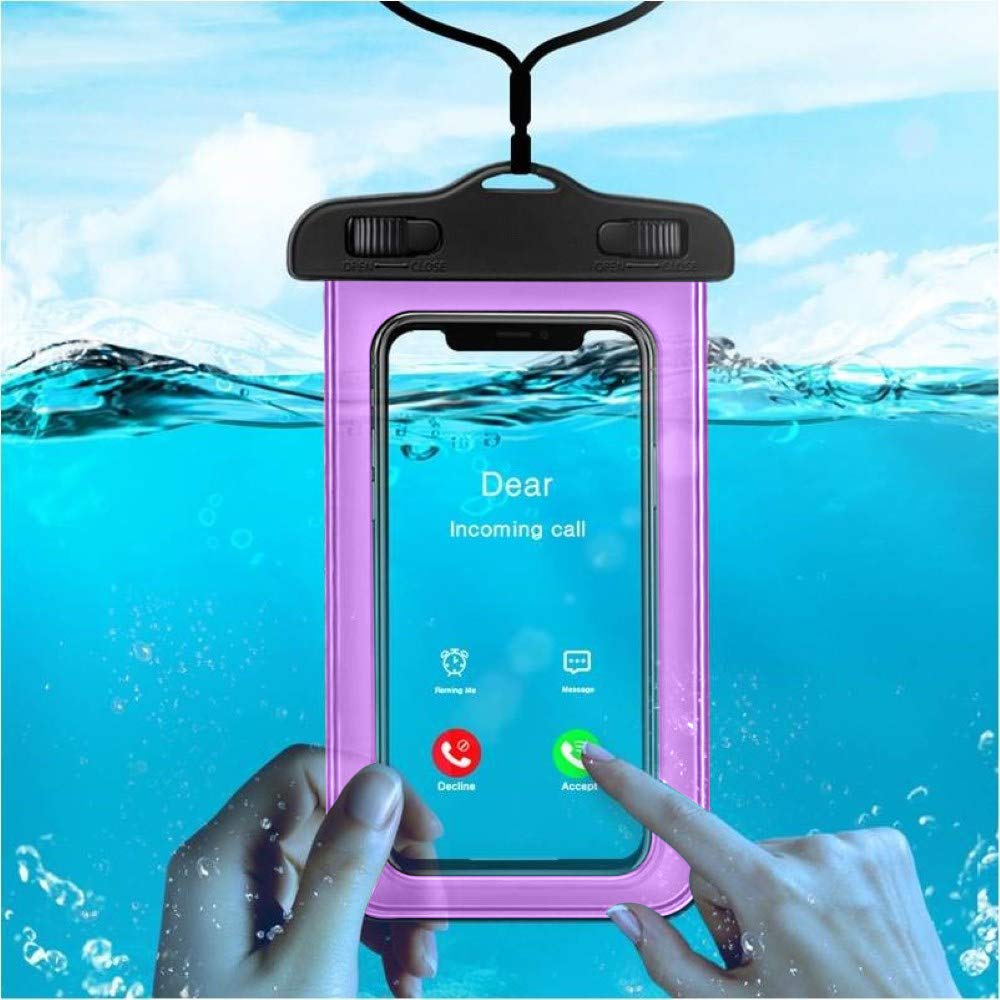 Sovica Pochette Etanche Compatible avec Honor 10 Certificat IPX8 Coque Housse Etui Etanche Waterproof Case (Violette)