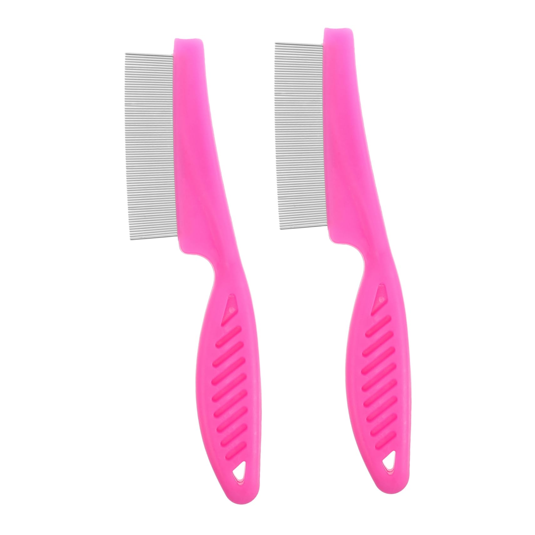 Balacoo 2pcs Pet Hair Removal Needle Comb Floating Hair Cleaner Brush Pet Grooming Tool Fine Teeth Shedding Comb for Small Large Cats
