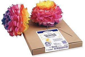PACON "KolorFast Tissue Flower Kit: The Ultimate Paper Flower Crafting Experience