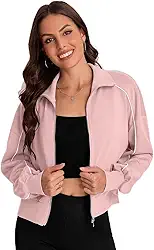 Jaquetas femininas com zíper, moletons grandes, roupas de outono da moda 2025, suéteres, roupas de inverno