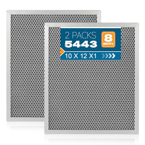 2パック 5443 洗える MERV 8 除湿機フィルター 10x12x1 AprilAire Whole-House Models1830 1850 1852 換気モデル 8191 8192 交換用フィルター