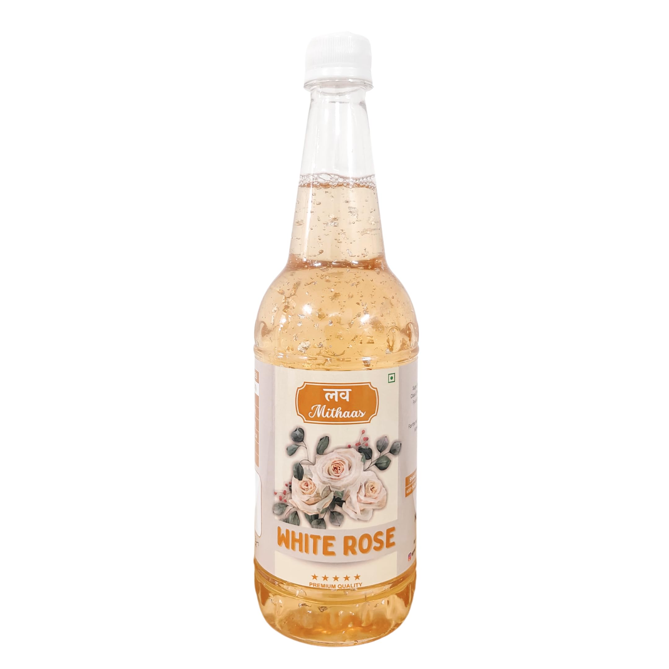 Love Mithaas White Rose Sharbat, 750ml Refreshing & Cool Drink With White Rose Mix With Water, Milk & Soda l Non Alcholic