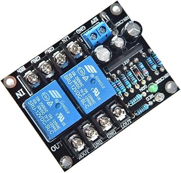Comimark 1Pcs UPC1237 Dual Channel Speaker Protection Circuit Board Boot DC 12-24V Mute Delay