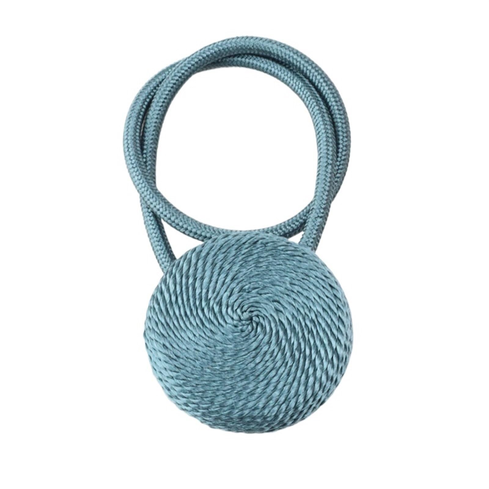Sujeción magnética para cortina azul lago de 52cm hebilla de cuerda Oudini para ventana de hogar